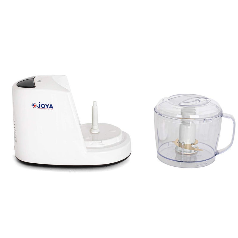 Joya 300ml High quality Electric Multipurpose Chopper Strong Stainless Steel Blades White & Transparent - Image 4